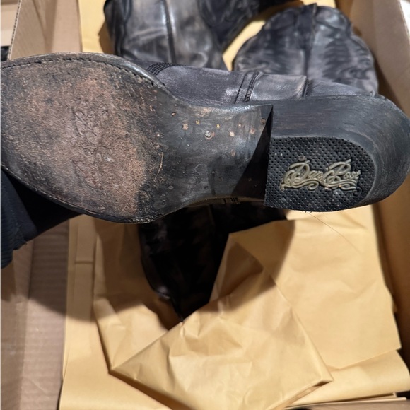Dan Post 20’ Tall Black Hallie Western Cowboy Boots size 9 - Picture 8 of 8